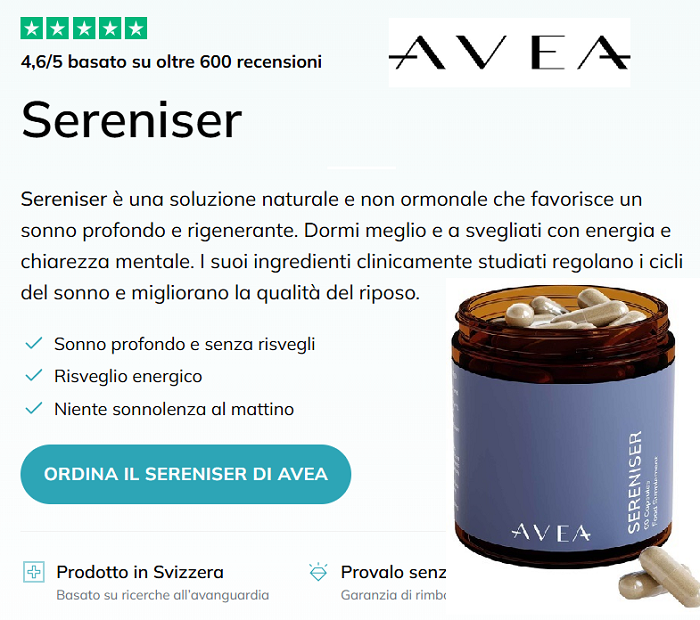 Sereniser codice coupon